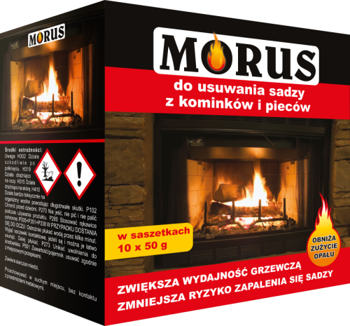 MORUS - PROSZEK DO USUWANIA SADZY Z KOMINKÓW I PIECÓW