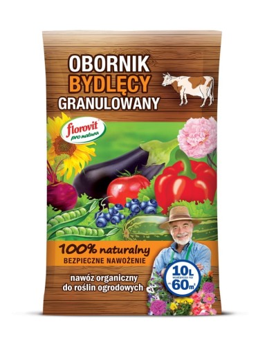 Florovit pro natura obornik bydlęcy granulowany 10L