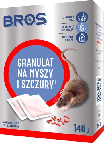 Bros GRANULAT NA MYSZY I SZCZURY 100g
