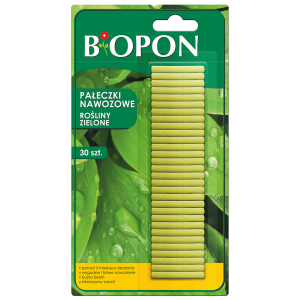 PAŁECZKI NAWOZOWE DO ROŚLIN ZIELONYCH Biopon 30szt