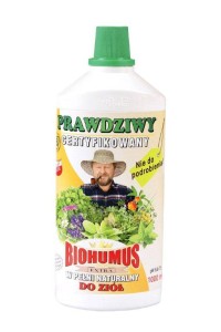 BIOHUMUS EXTRA DO ZIÓŁ 1,0 l. naturalny z dżdżownic